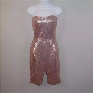 Fashion Nova Sequin Romper